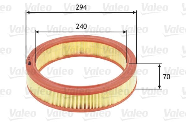 Gaisa filtrs VALEO 585633 1