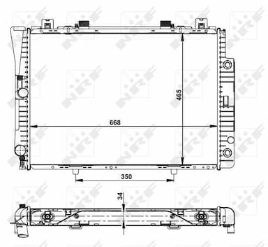 Radiators, Motora dzesēšanas sistēma NRF 55332 4