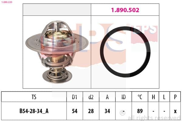 Termostats, Dzesēšanas šķidrums EPS 1.880.220 1