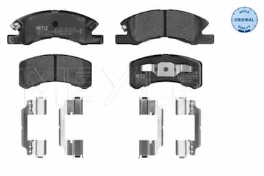 Bremžu uzliku kompl., Disku bremzes MEYLE 025 242 2914/W 1