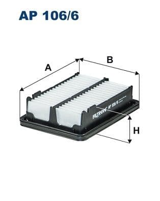 Gaisa filtrs FILTRON AP 106/6 1