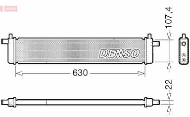 Radiators, Motora dzesēšanas sistēma DENSO DRM51013 1