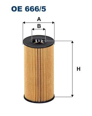 Eļļas filtrs FILTRON OE 666/5 1