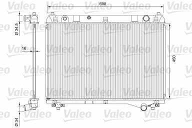 Radiators, Motora dzesēšanas sistēma VALEO 701722 1