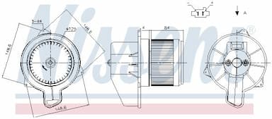 Salona ventilators NISSENS 87305 6