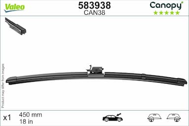 Stikla tīrītāja slotiņa VALEO 583938 1