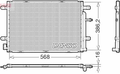 Kondensators, Gaisa kond. sistēma DENSO DCN02039 1