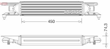 Starpdzesētājs DENSO DIT01007 2