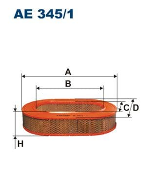 Gaisa filtrs FILTRON AE 345/1 1