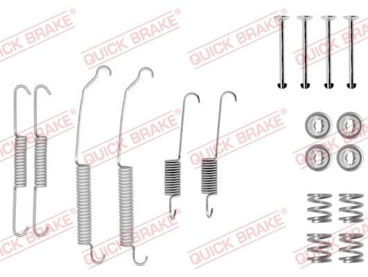 Piederumu komplekts, Bremžu loki QUICK BRAKE 105-0618 1