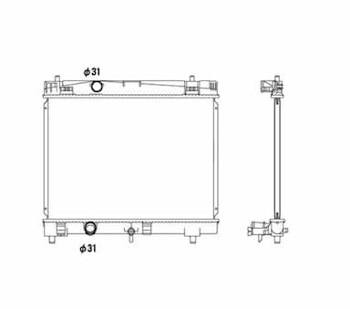 Radiators, Motora dzesēšanas sistēma NRF 53533 4