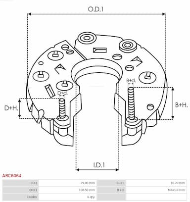 Taisngriezis, Ģenerators AS-PL ARC6064 3