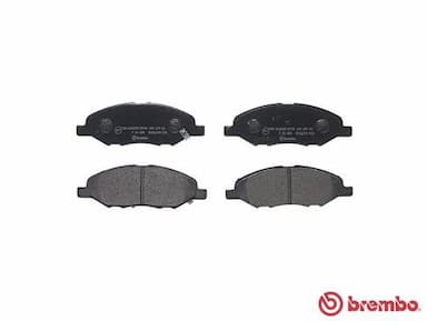 Bremžu uzliku kompl., Disku bremzes BREMBO P 56 088 2