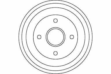 Bremžu trumulis TRW DB4275 2