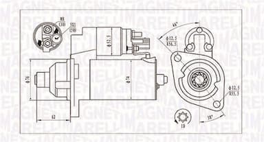 Starteris MAGNETI MARELLI 063721323010 1