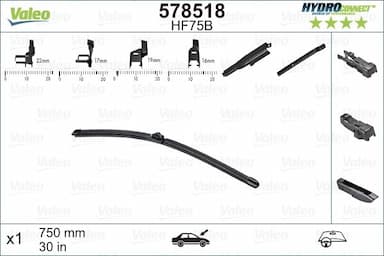 Stikla tīrītāja slotiņa VALEO 578518 1