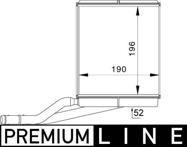 Siltummainis, Salona apsilde MAHLE AH 228 000P 1