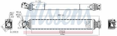 Starpdzesētājs NISSENS 961542 2