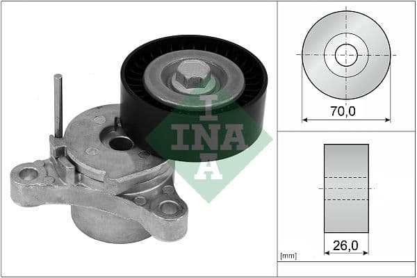 Siksnas spriegotājs, Ķīļsiksna Schaeffler INA 534 0666 10 1