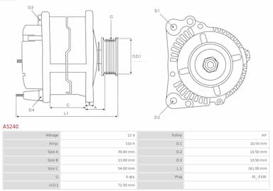 Ģenerators AS-PL A5240 5