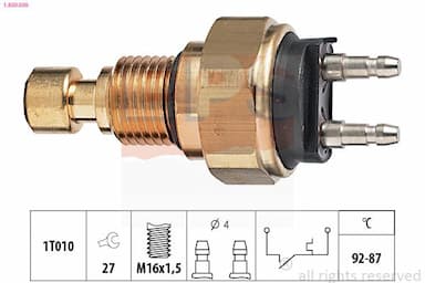 Termoslēdzis, Radiatora ventilators EPS 1.850.036 1