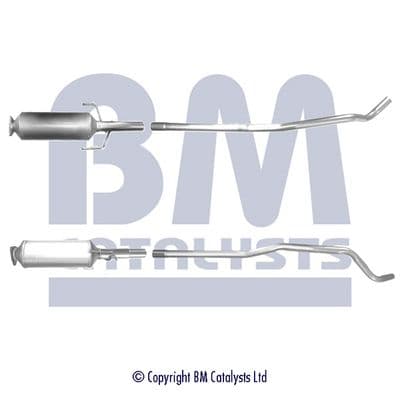 Nosēdumu-/Daļiņu filtrs, Izplūdes gāzu sistēma BM CATALYSTS BM11020 1