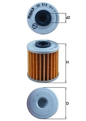 Eļļas filtrs KNECHT OX 810 1