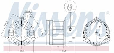 Salona ventilators NISSENS 87531 1