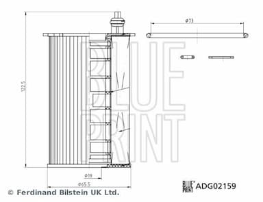 Eļļas filtrs BLUE PRINT ADG02159 2