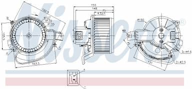 Salona ventilators NISSENS 87136 6