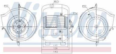 Salona ventilators NISSENS 87768 6