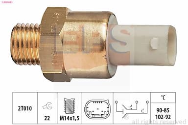 Termoslēdzis, Radiatora ventilators EPS 1.850.683 1