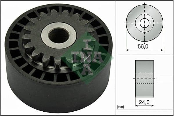 Spriegotājrullītis, Ķīļrievu siksna INA 531 0744 10 1