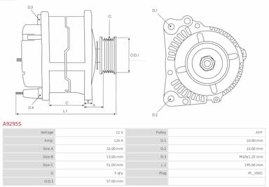 Ģenerators AS-PL A9295S 5