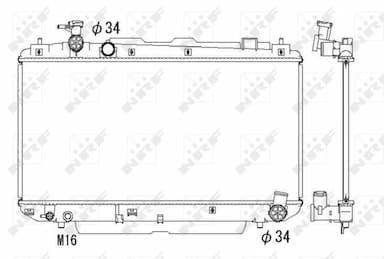 Radiators, Motora dzesēšanas sistēma NRF 53324 4