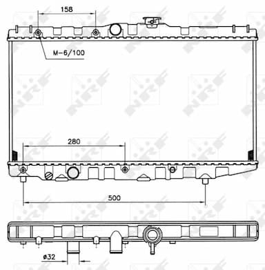 Radiators, Motora dzesēšanas sistēma NRF 507581 1