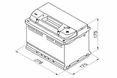 Startera akumulatoru baterija BOSCH 0 092 S40 070 6