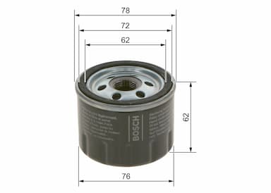 Eļļas filtrs BOSCH F 026 407 279 5