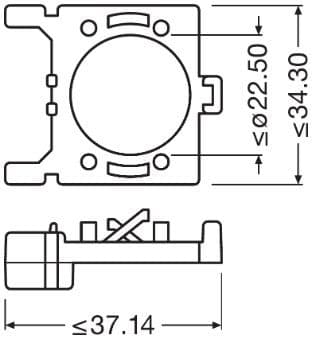 Spuldzes patrona ams-OSRAM 64210DA02 3