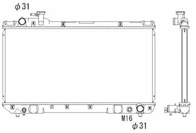 Radiators, Motora dzesēšanas sistēma NRF 503988 4