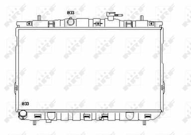 Radiators, Motora dzesēšanas sistēma NRF 53355 4