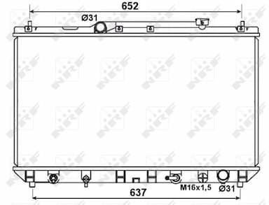 Radiators, Motora dzesēšanas sistēma NRF 53374 5