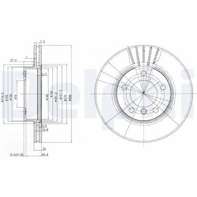 Bremžu diski DELPHI BG2623C 1