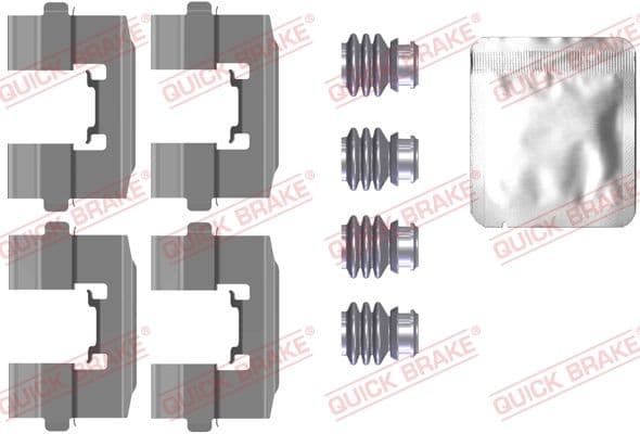 Piederumu komplekts, Disku bremžu uzlikas QUICK BRAKE 109-0115 1