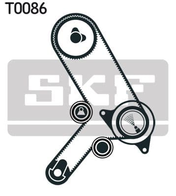 Zobsiksnas komplekts SKF VKMA 02169 2