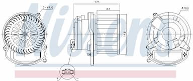 Salona ventilators NISSENS 87506 6