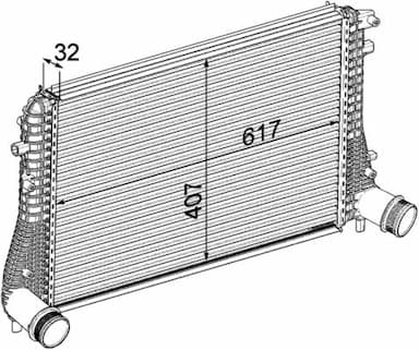 Starpdzesētājs MAHLE CI 207 000P 2