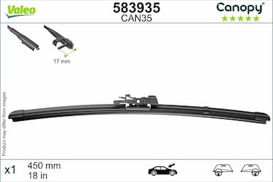 Stikla tīrītāja slotiņa VALEO 583935 1