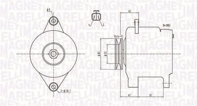 Ģenerators MAGNETI MARELLI 063731615010 1