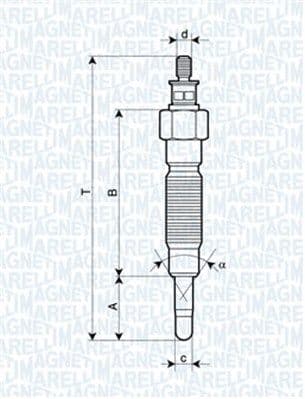 Kvēlsvece MAGNETI MARELLI 062900064304 1